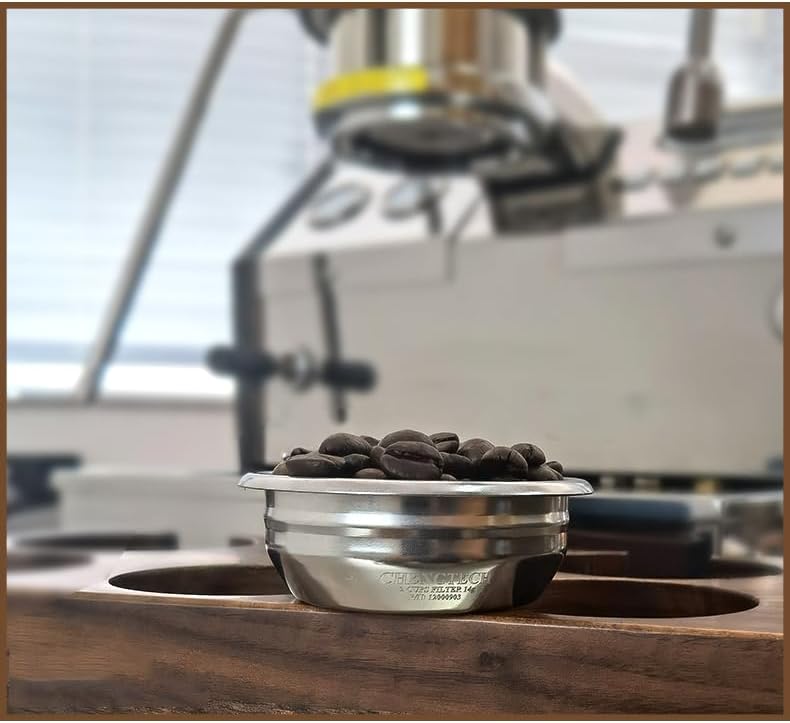 Chengtech Espresso Accessories, 14g Standard Espresso Basket – 58mm Flat Bottom Precision Filter, 0.3mm Hole Design, Balanced Flow for Classic Double Shots - Image 4